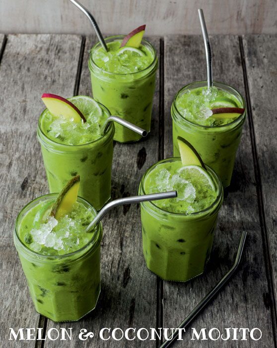 Melon & Coconut Mojito Smoothie: A Refreshing Tropical Blend