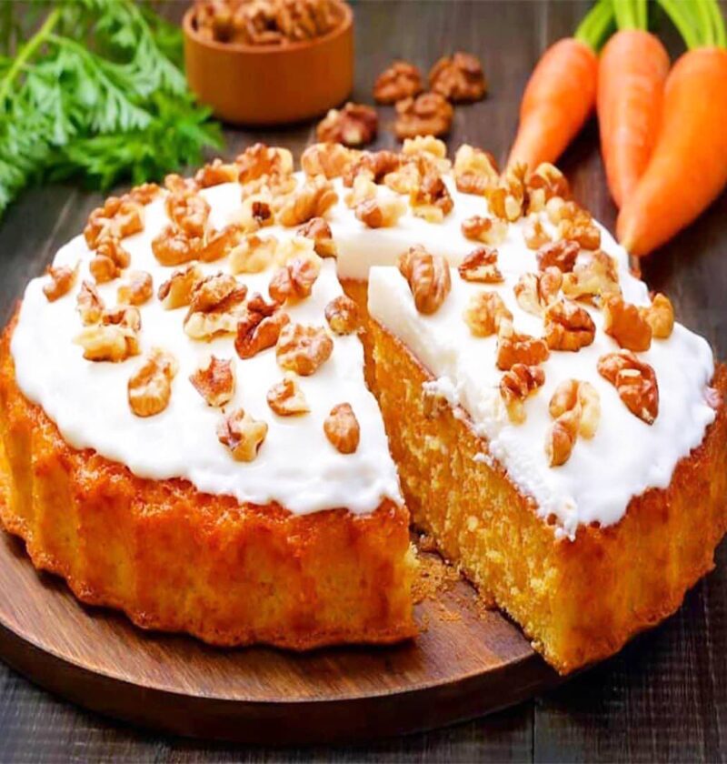 Ultimate Carrot Cake Recipe with frosting