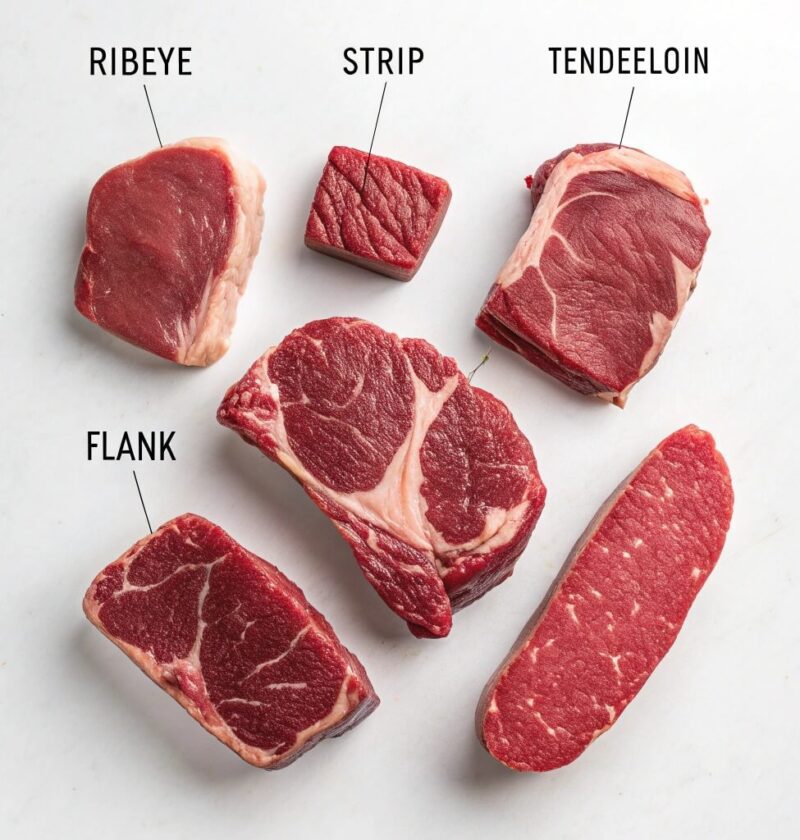 types of steak cuts