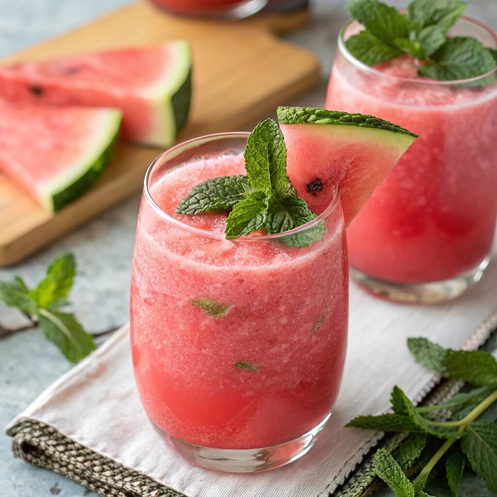 The Refreshing Watermelon Mojito Tropical Smoothie