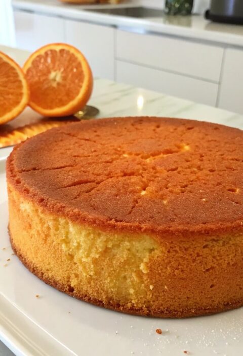 Gluten-Free Healthy Orange Cake with Almond Flour