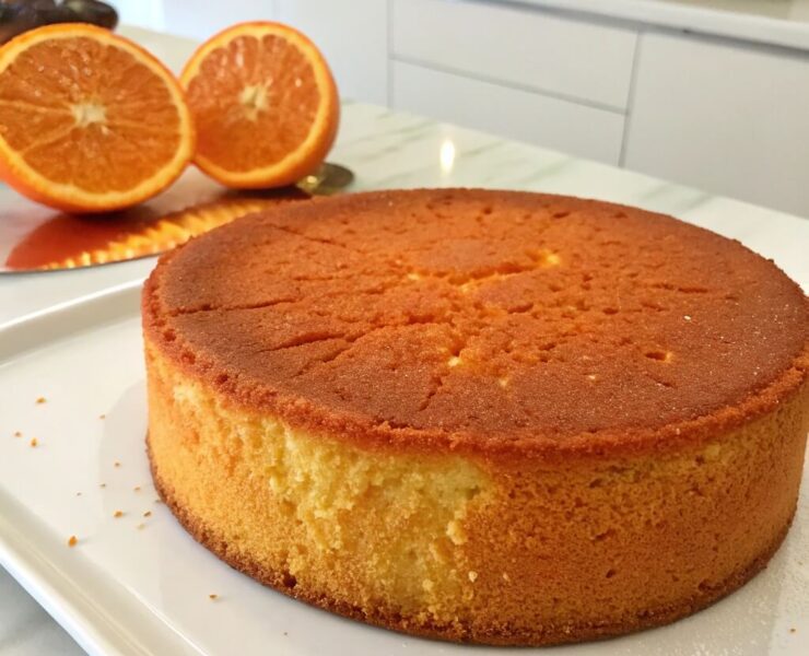 Gluten-Free Healthy Orange Cake with Almond Flour
