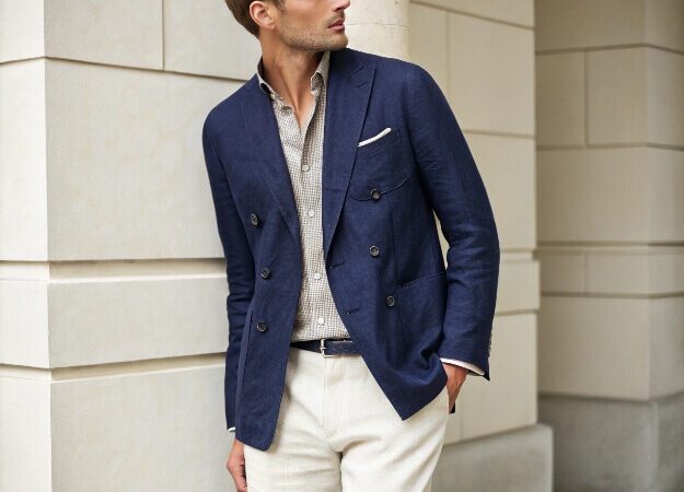 Five Men’s Stylish Linen Jacket for Summer